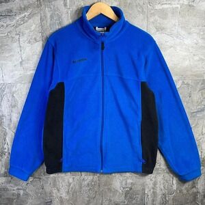 Columbia Sportswear fleece jacket Youth Size 18-20 2XL Blue‎